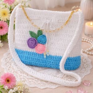 Blossom Charm chrochet bag🌸